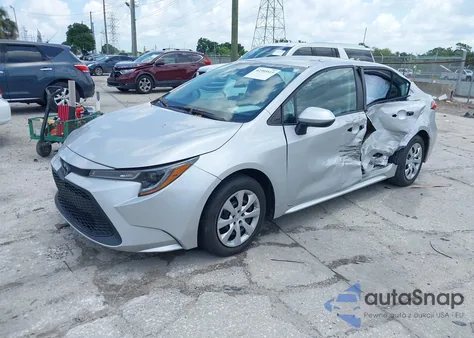 2022 Toyota Corolla Le z USA, uszkodzony, nr VIN 5YFEPMAE7NP378851